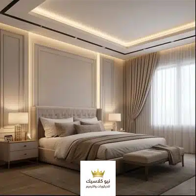 جبس بورد لغرف النوم