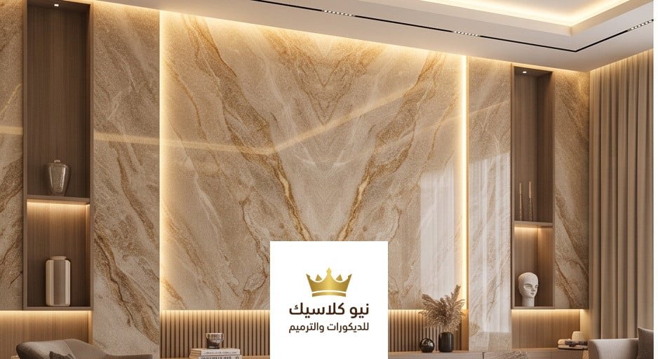 تركيب بديل الرخام في الرياض – ديكور فاخر من نيوكلاسك